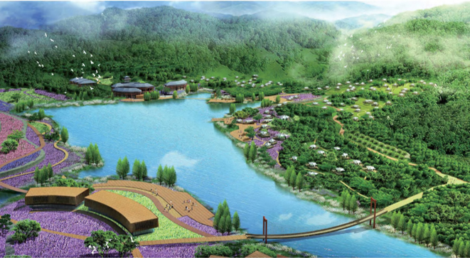 梁王山現(xiàn)代農業(yè)公園核心區(qū)